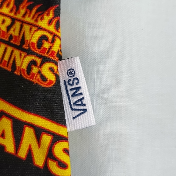 VANS X Stranger Things Bag Cinched Drawstring Canvas Shoe Pouch Skateboarding - Picture 7 of 16